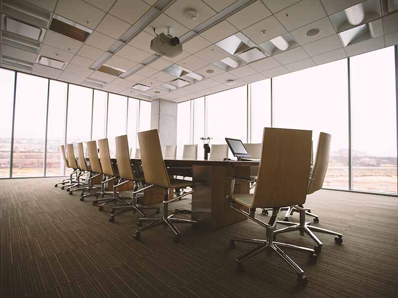 Social Responsibility to Ourselves - modern conference room